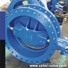 Flg RF / Rtj Triple Eccentric Butterfly Valve with Pneumatic Operator